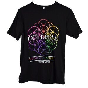 Coldplay Music of the Spheres Shirt M Adult Unisex World Tour 2022 Music Concert
